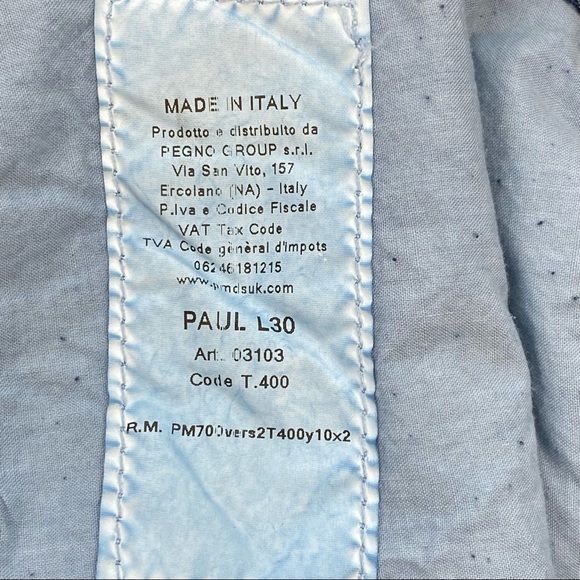 Premium Mood Denim Superior Jeans, Distressed, Button Fly, Slim, Made in Italy - Picture 15 of 16